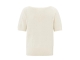 Yaya Boatneck short sleeve sweater 99993 Nature melange