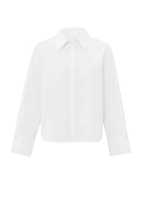 Yaya Blouse with button detail 00000 Pure white