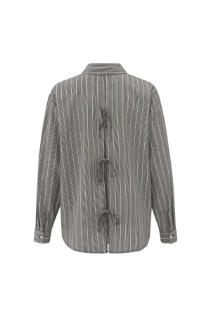 Yaya Striped shirt with bows 942051 Phantom dessin