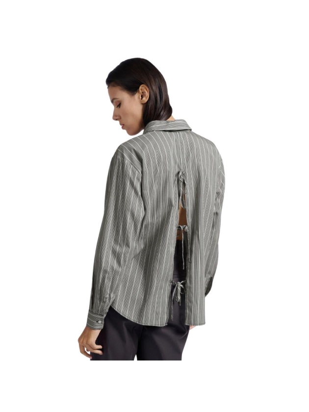 Yaya Striped shirt with bows 942051 Phantom dessin