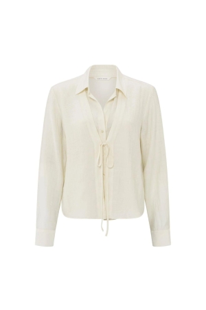 Yaya Layered texture blouse 99994 Soft off white