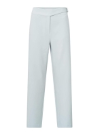 Yaya High waist straight leg pantal 44104 Northern droplet grey