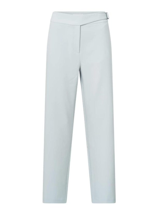 Yaya High waist straight leg pantal 44104 Northern droplet grey