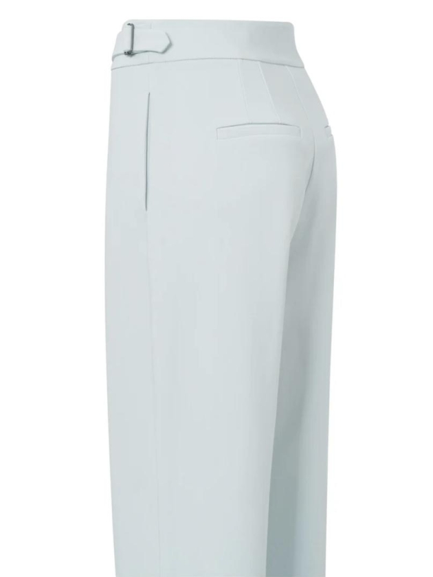Yaya High waist straight leg pantal 44104 Northern droplet grey