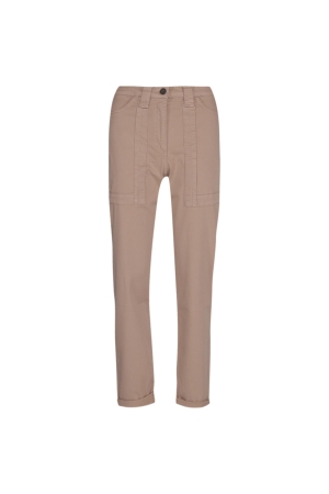 Yaya Woven straight leg cargo trous 99998 Twill beige
