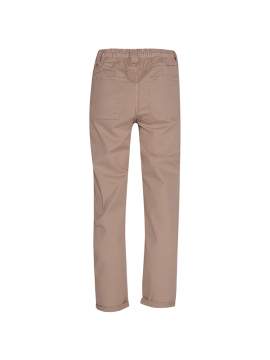 Yaya Woven straight leg cargo trous 99998 Twill beige