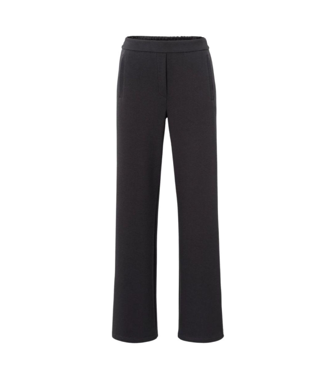 Yaya Wide leg trousers with contras 94205 Phantom