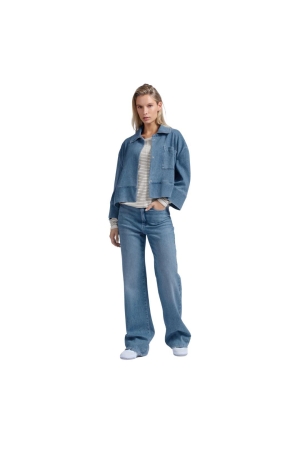 Yaya Wide leg denim - L34 99975 Blue denim