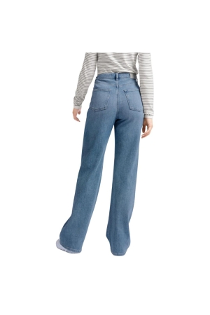 Yaya Wide leg denim - L34 99975 Blue denim