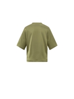 Yaya Oversized satin t-shirt