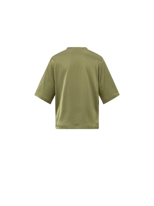 Yaya Oversized satin t-shirt