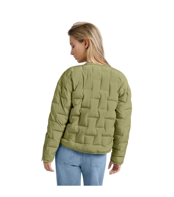 Yaya Short nylon quilted jacket wit 99972 Olive