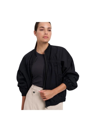 Yaya Nylon cropped bomber jacket wi 94205 Phantom
