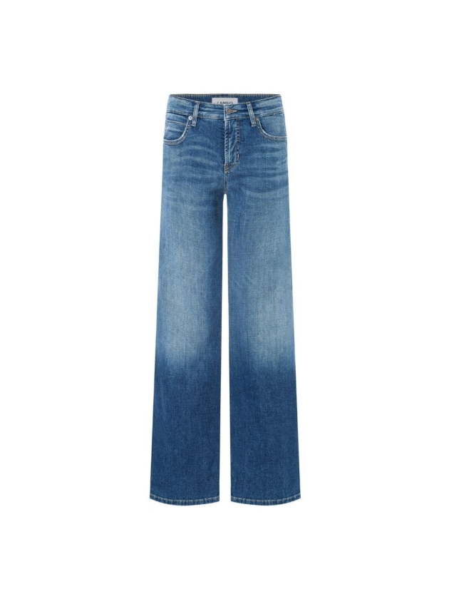 Cambio Tess wide leg 5101 Mid blue splinted