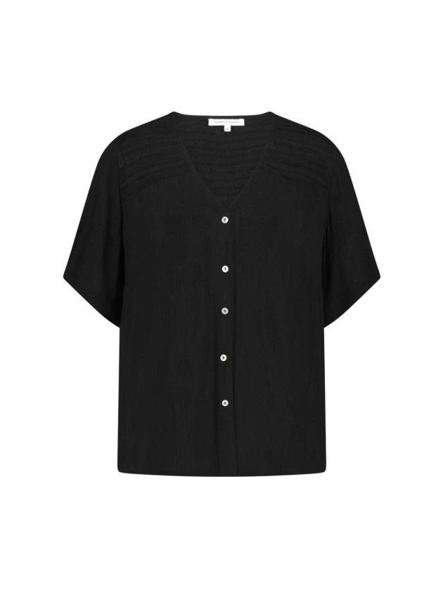 Tramontana V-Neck Blouse 009000 Black