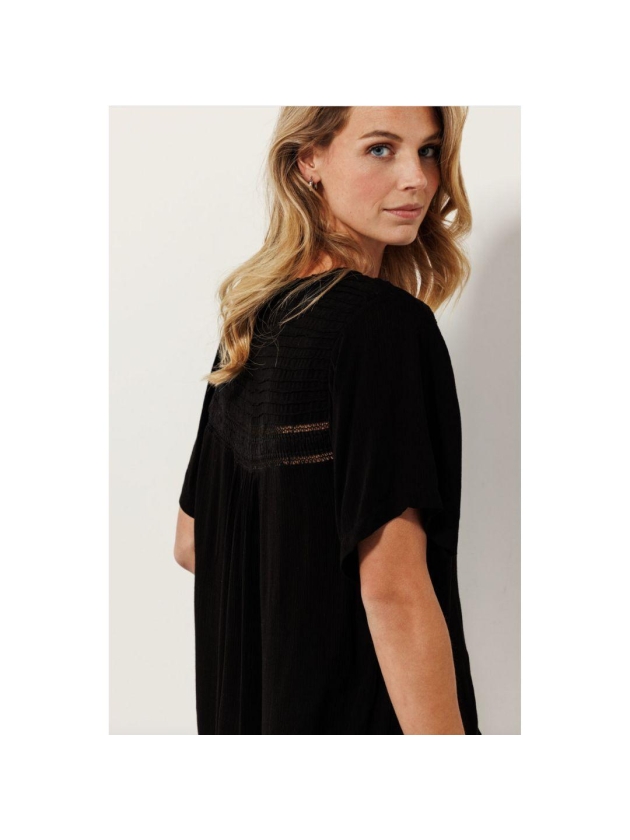 Tramontana V-Neck Blouse 009000 Black