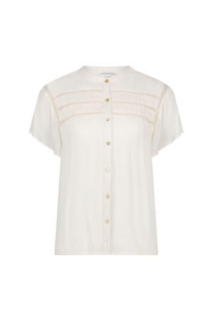 Tramontana Tapes Detailed Blouse 001100 Off white