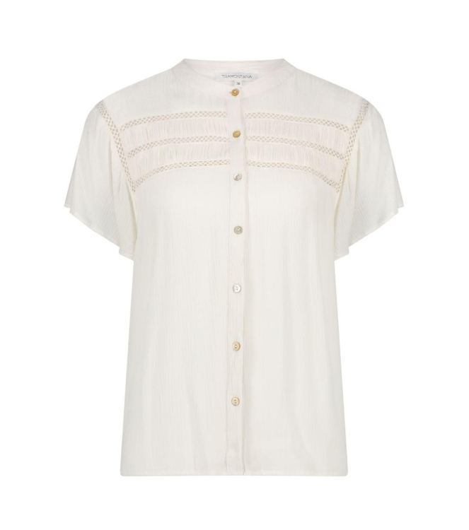 Tramontana Tapes Detailed Blouse 001100 Off white