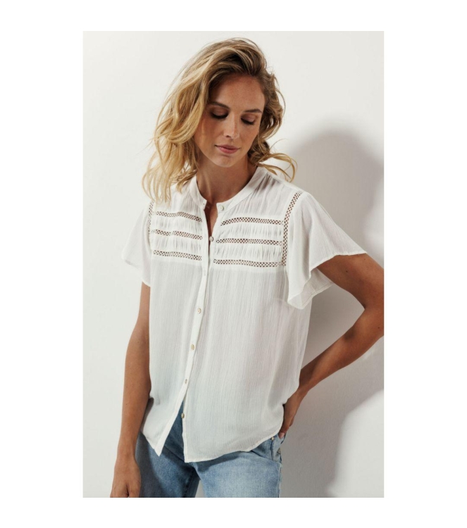 Tramontana Tapes Detailed Blouse 001100 Off white