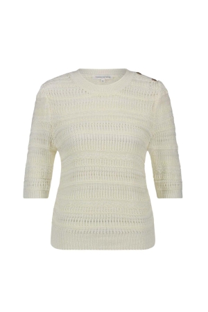 Tramontana Fancy Stitch Striped Jumper