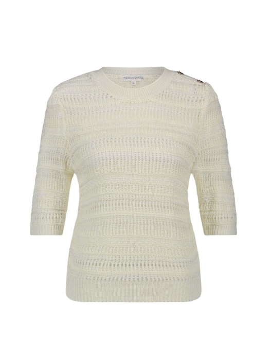 Tramontana Fancy Stitch Striped Jumper