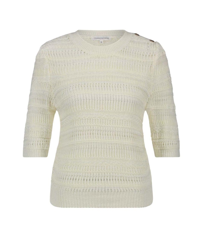 Tramontana Fancy Stitch Striped Jumper