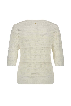 Tramontana Fancy Stitch Striped Jumper