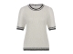 Tramontana Fancy Slub Contrast Jumper 001100 Off white