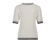 Tramontana Fancy Slub Contrast Jumper 001100 Off white