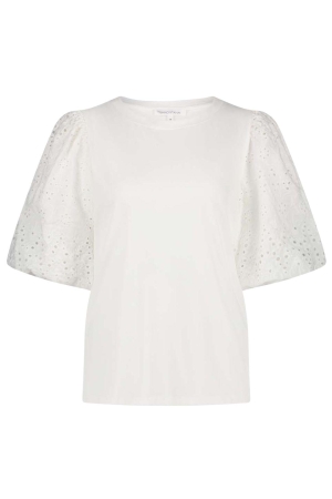 Tramontana Brodery-Sleeved T-Shirt
