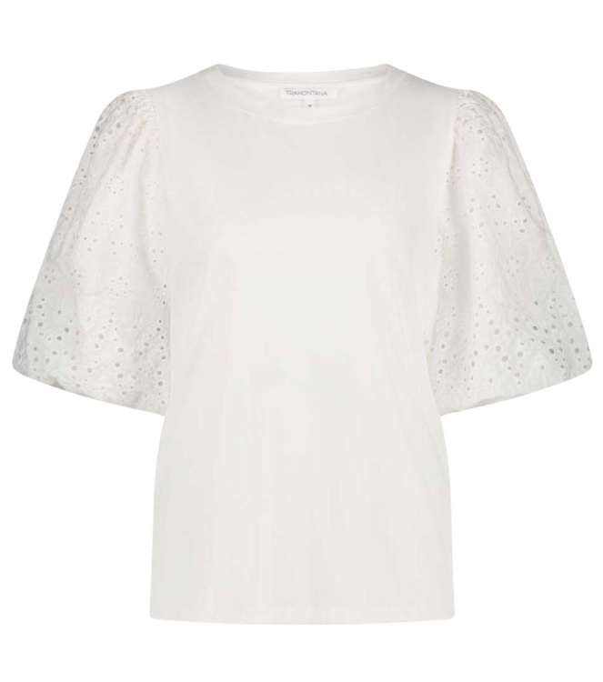 Tramontana Brodery-Sleeved T-Shirt