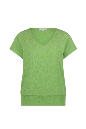 Tramontana V-Neck Sleeveless Top 006070 Kiwi