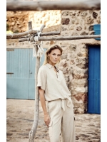 Tramontana Cargo Trousers 002001 Sand melange