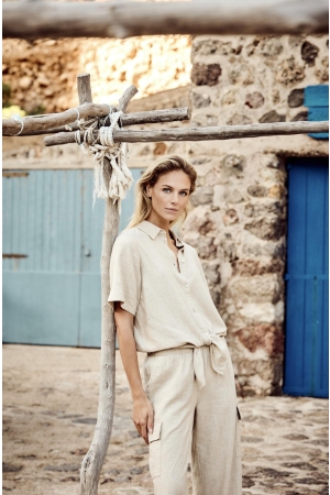 Tramontana Cargo Trousers 002001 Sand melange