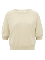 Yaya Fine yarn raglan sweater ls 20908 Summer sand