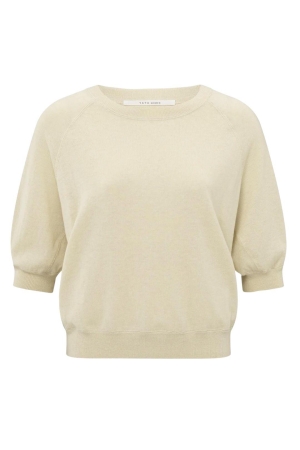 Yaya Fine yarn raglan sweater ls 20908 Summer sand