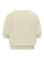 Yaya Fine yarn raglan sweater ls 20908 Summer sand