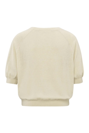 Yaya Fine yarn raglan sweater ls 20908 Summer sand