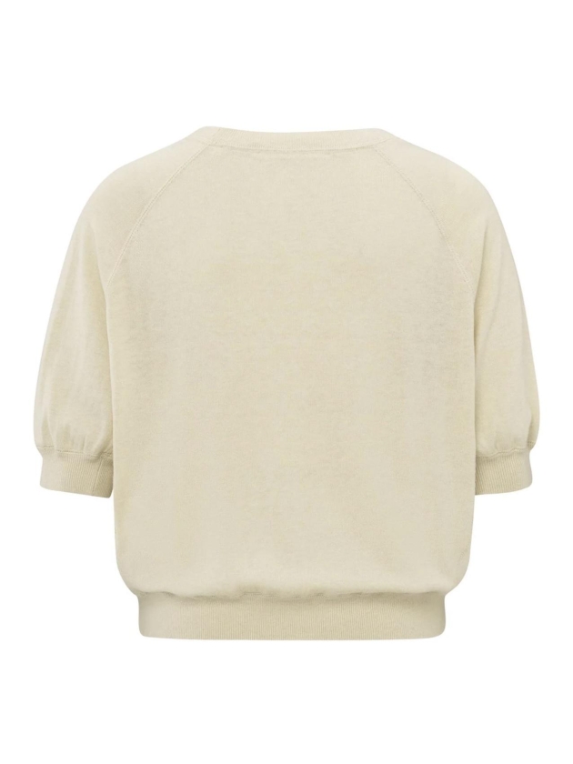 Yaya Fine yarn raglan sweater ls 20908 Summer sand