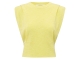 Yaya Shoulder detail sweater with f lemon grass yellow