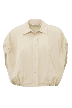 Yaya Sleeveless blouse with elastic summer sand