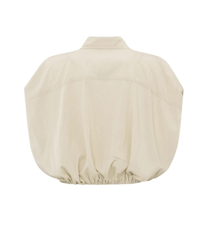 Yaya Sleeveless blouse with elastic summer sand