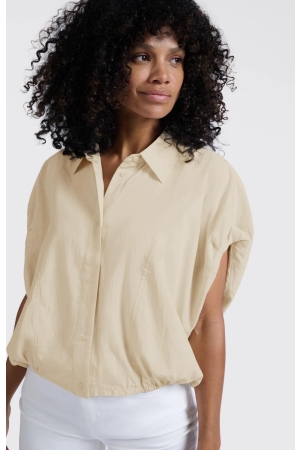 Yaya Sleeveless blouse with elastic summer sand