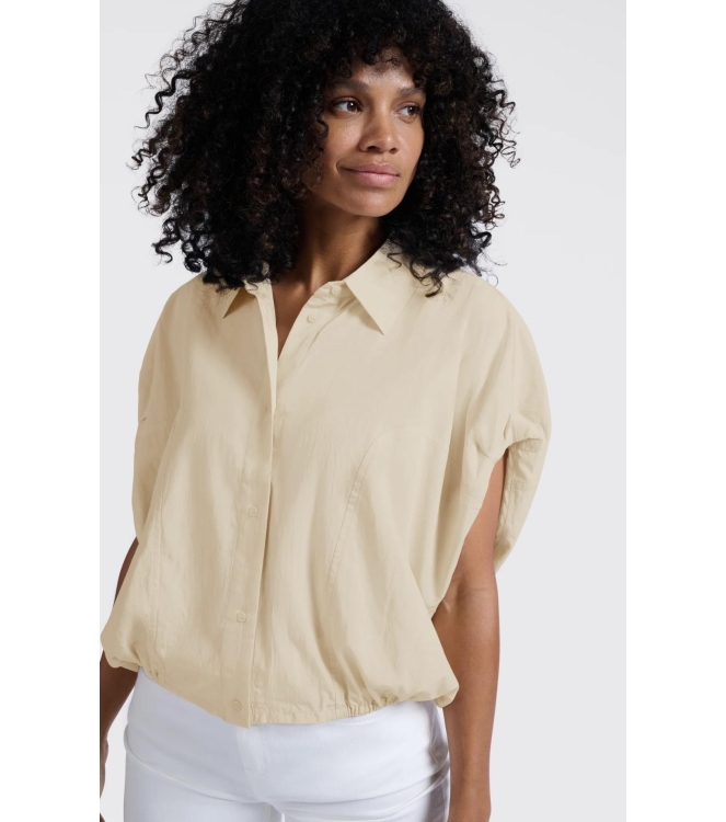 Yaya Sleeveless blouse with elastic summer sand