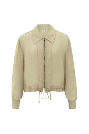 Yaya Blouse jacket with zipper