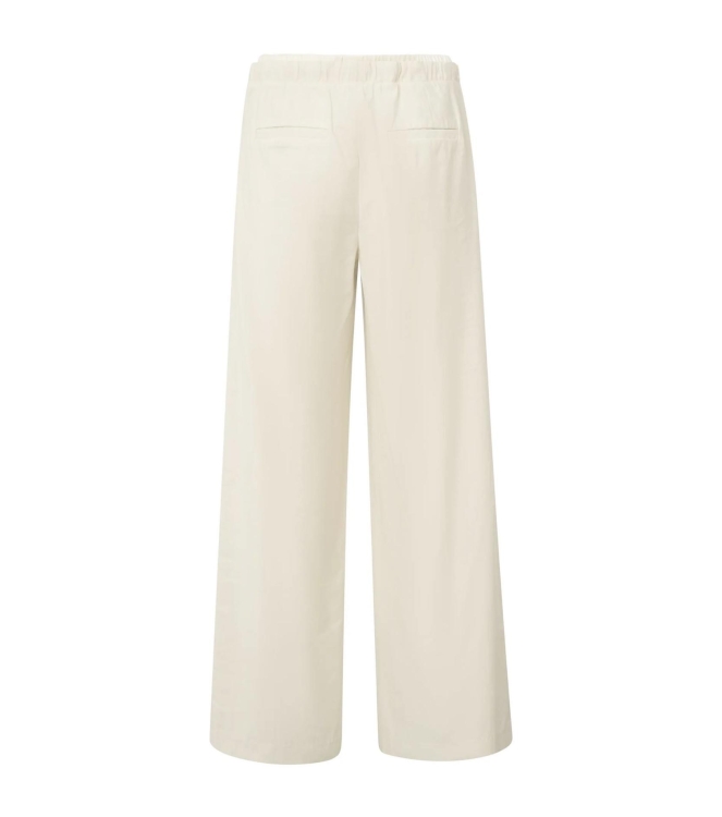 Yaya Woven wide leg trousers with e