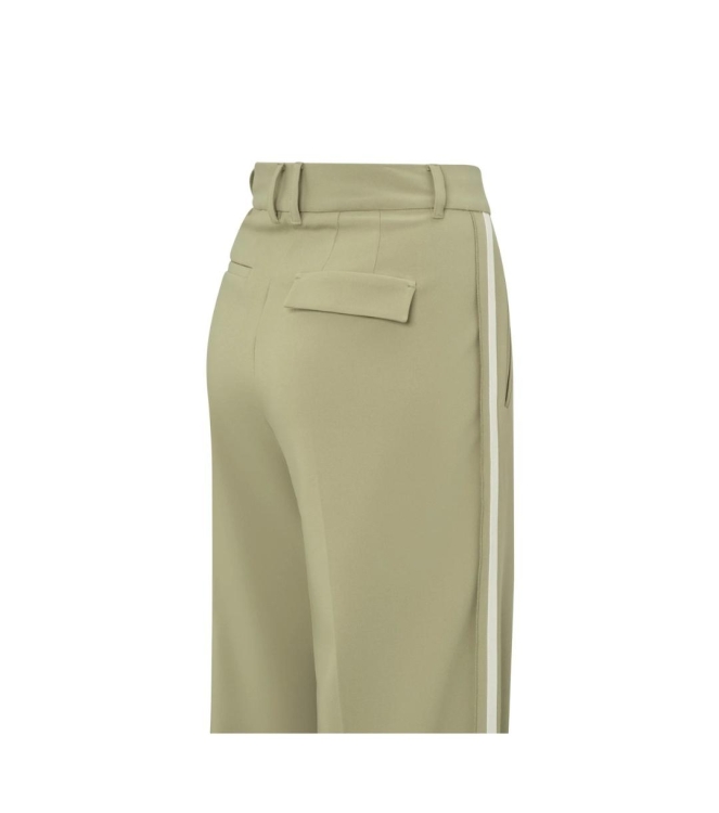 Yaya Woven wide leg trousers with c 99980 Soft green