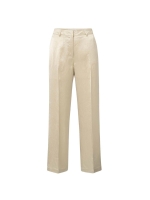 Yaya Satin wide leg trousers 20908 Summer sand