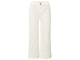 Yaya Mid waist denim w. roll-up 00000 Pure white
