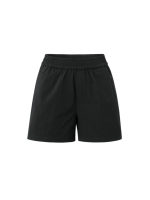 Yaya Woven short with elastic waist 99989 Washed black
